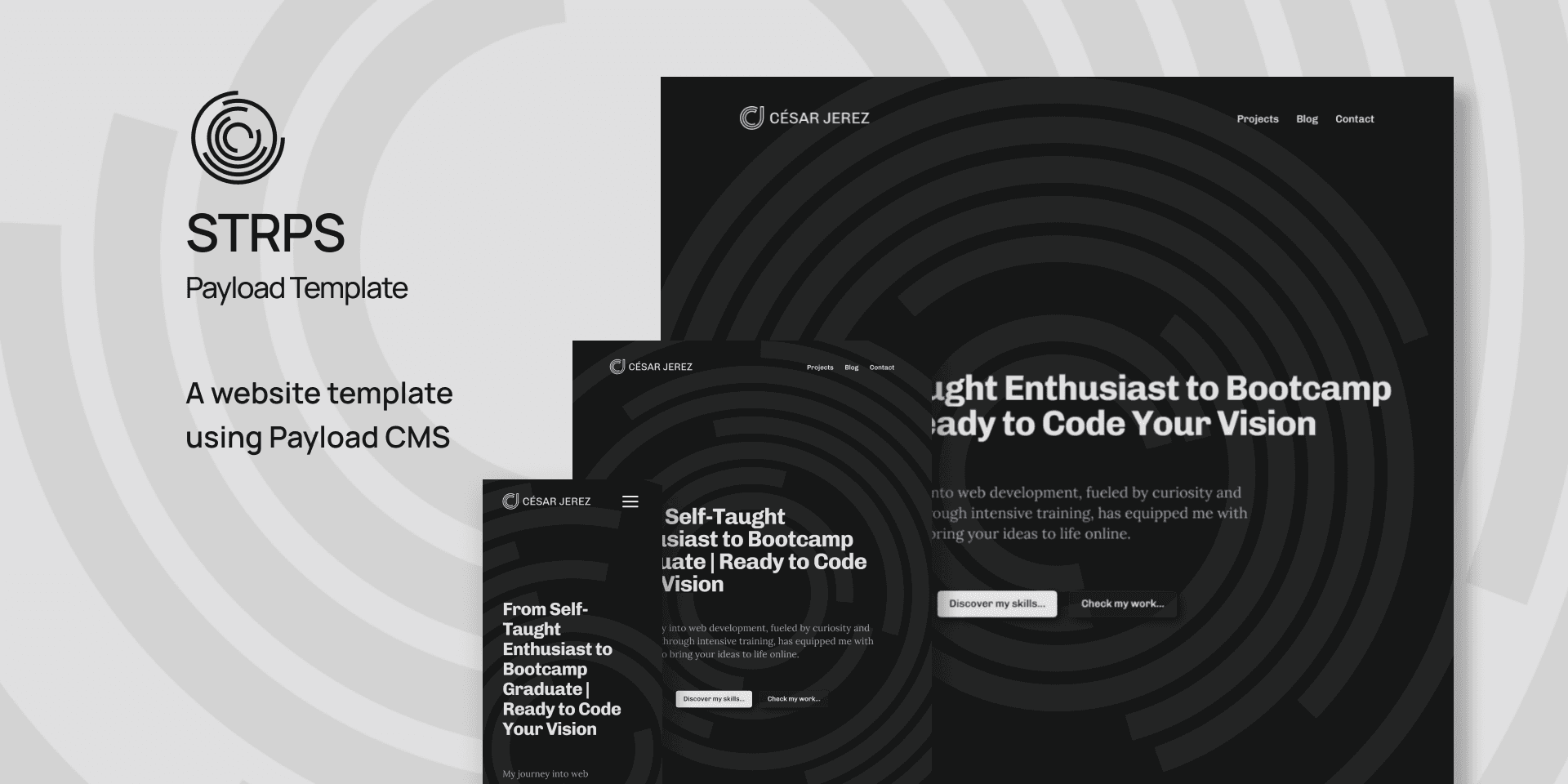 STRPS Website Template project screenshot